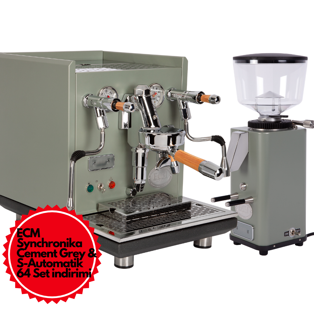 ECM Synchronika Cement Grey & S-Automatik 64 Set / SET FIRSATI