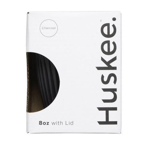 Huskee Cup + Kapak 236 ml / Siyah