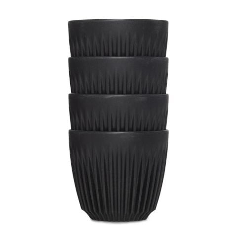 Huskee Cup 4 x 177 ml Siyah