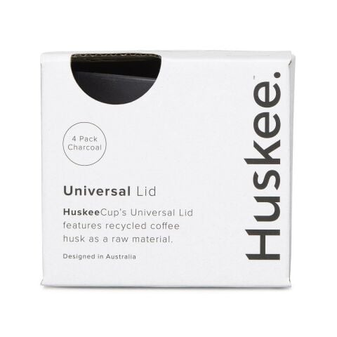Huskee Cup Universal Siyah Kapak 4 Adet
