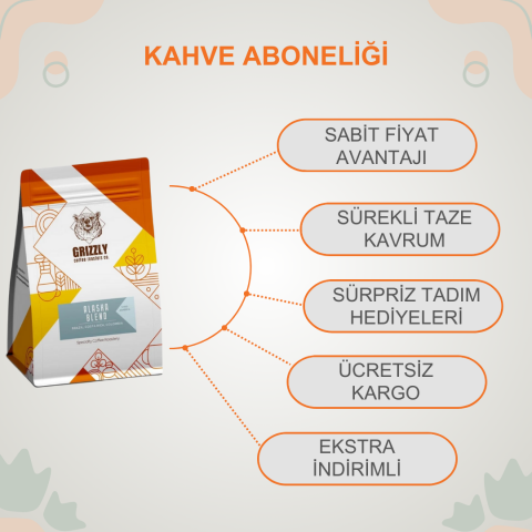 Kahve Aboneliği - Grizzly Coffee Roasters Alaska Blend