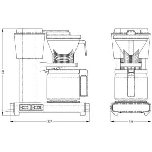 Moccamaster Select Filtre Kahve Makinesi Parlak Gümüş