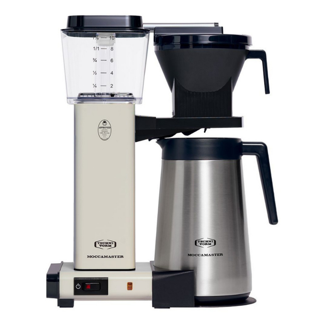 Moccamaster Filtre Kahve Makinesi - Termoslu Beyaz