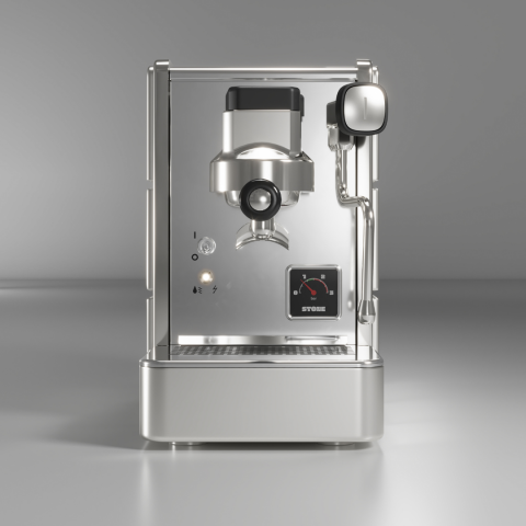 Stone Espresso Kahve Makinesi Mine Premium Chrome