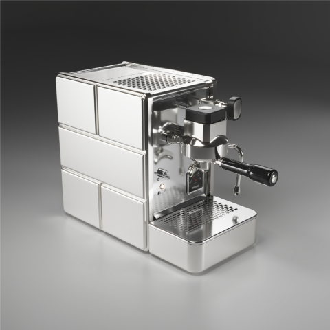 Stone Espresso Kahve Makinesi Mine Premium Chrome