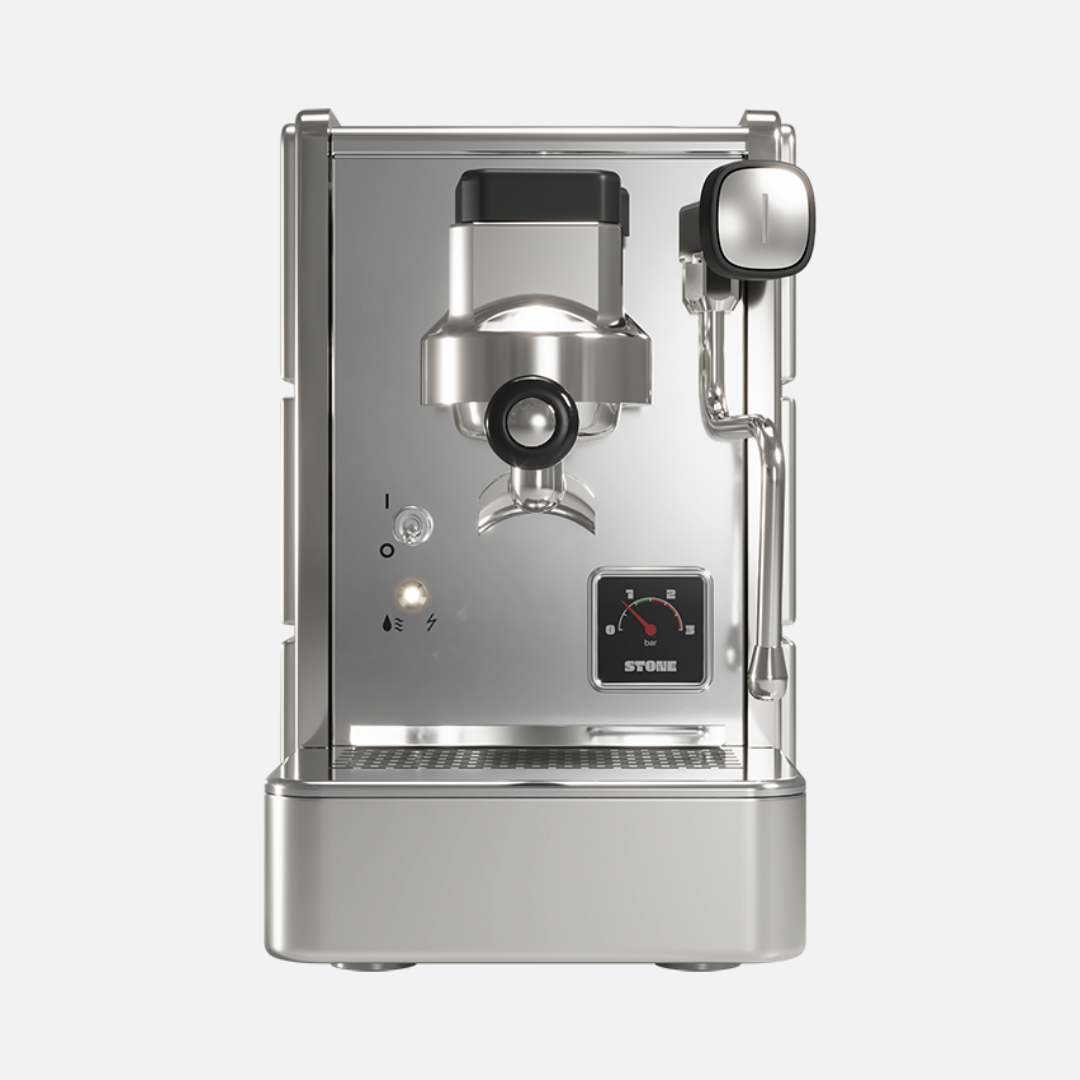 Stone Espresso Kahve Makinesi Mine Premium Chrome