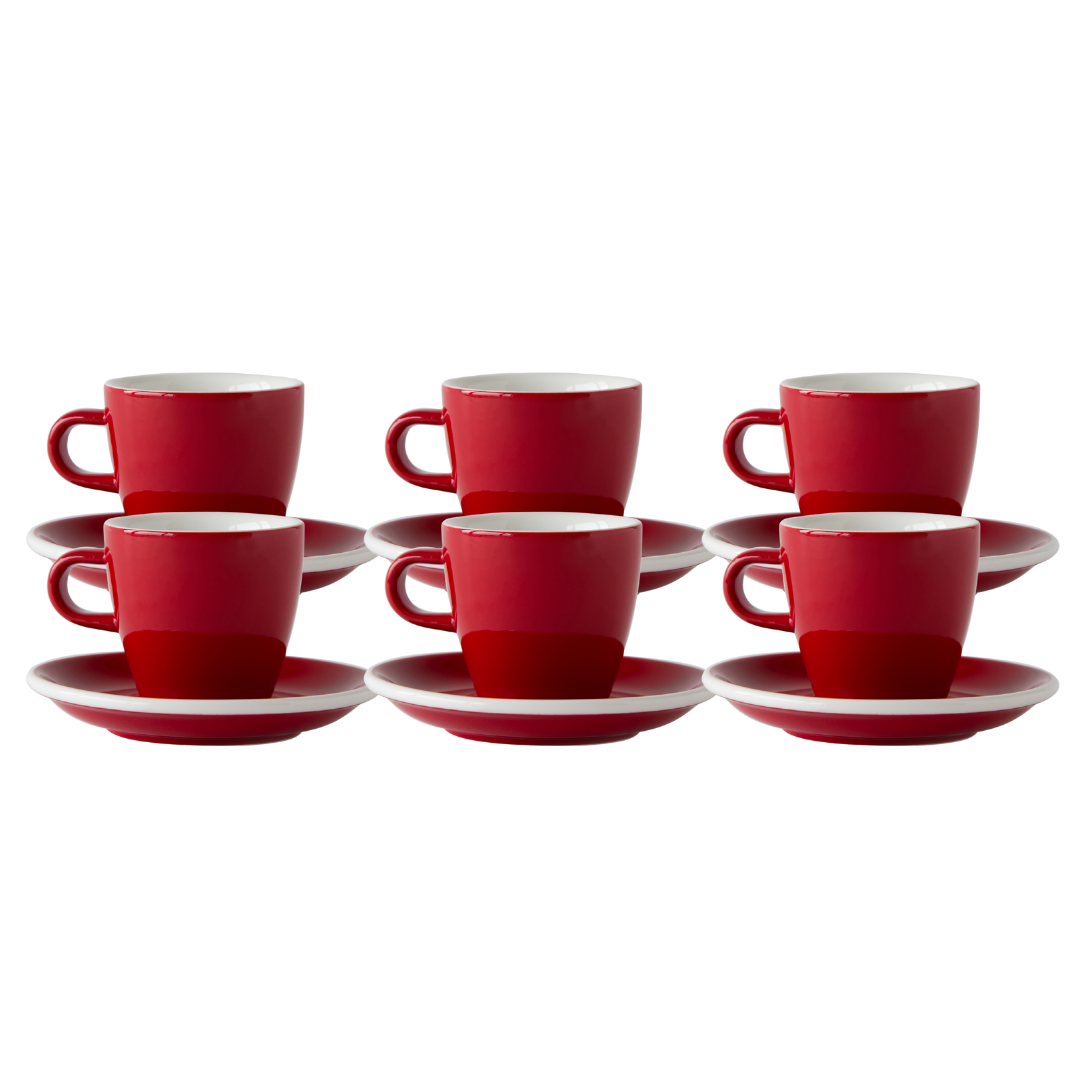 Acme Evolution 6'lı Tulip Fincan Seti Kırmızı