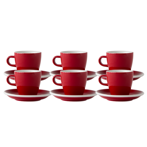 Acme Evolution 6'lı Tulip Fincan Seti Kırmızı