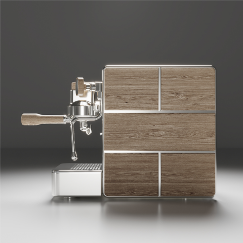 Stone Espresso Kahve Makinesi Mine Premium Wood