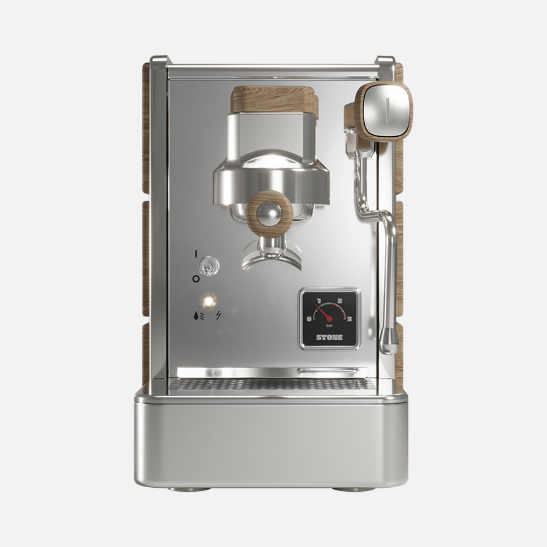 Stone Espresso Kahve Makinesi Mine Premium Wood