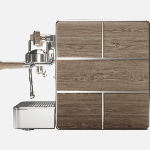 Stone Espresso Kahve Makinesi Mine Premium Wood