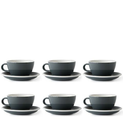 Acme Evolution 6'lı Cappuccino Fincan Seti Kırmızı