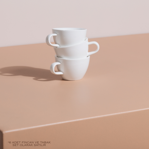 Acme Evolution 6'lı Cappuccino Fincan Seti