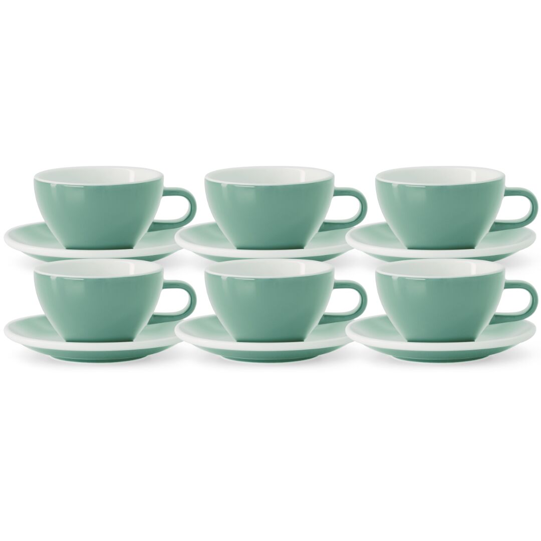 Acme Evolution 6'lı Cappuccino Fincan Seti Yeşil