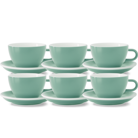 Acme Evolution 6'lı Latte Fincan Seti Yeşil