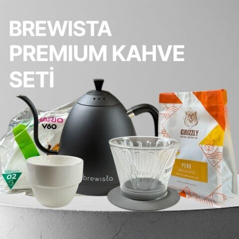 Brewista Premium Kahve Seti - Grizzly Kahve Hediye!i
