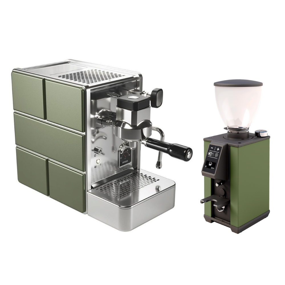 Stone Mine Premium Green & Pebble Kahve Öğütücüsü Yeşil SET FIRSATI