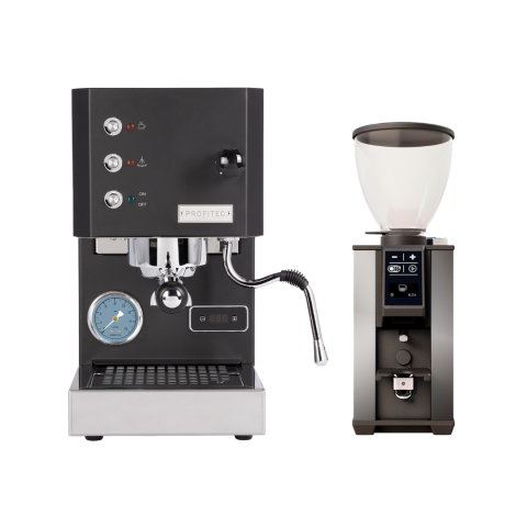 Profitec Pro Go Siyah & Stone Pebble Krom / SET ALIMINDA EKSTRA İNDİRİM