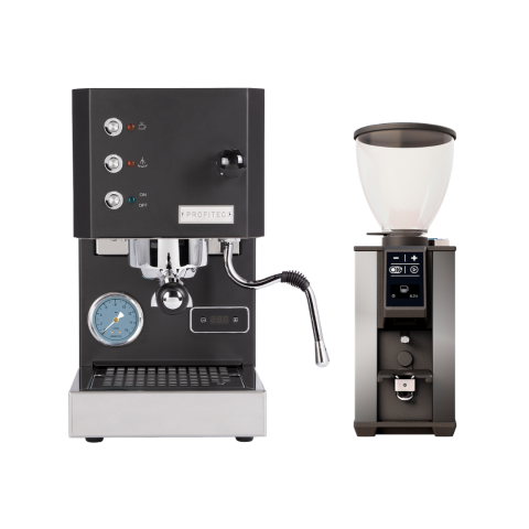 Profitec Pro Go Siyah & Stone Pebble Krom / SET ALIMINDA EKSTRA İNDİRİM