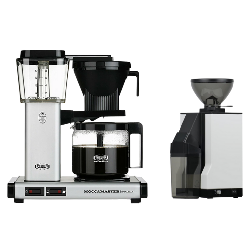 Moccamaster Select Gümüş & Eureka Mignon Crono / SET ALIMINDA EKSTRA İNDİRİM