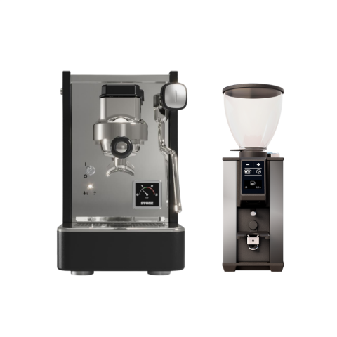 SET FIRSATI - Stone Lite Black Espresso Kahve Makinesi & Stone Pebble Kahve Öğütücüsü