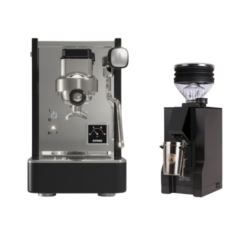 SET FIRSATI - Stone Lite Black Espresso Kahve Makinesi & Eureka Mignon Zero Kahve Öğütücüsü 15BL Siyah