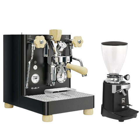 SET FIRSATI - Lelit Bianca Espresso Kahve Makinesi Siyah & Ceado E37S Kahve Öğütücüsü Siyah