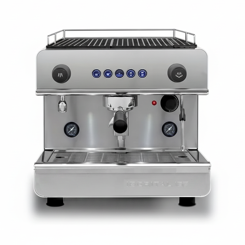 Iberital IB7 Tek Gruplu Espresso Kahve Makinesi Beyaz