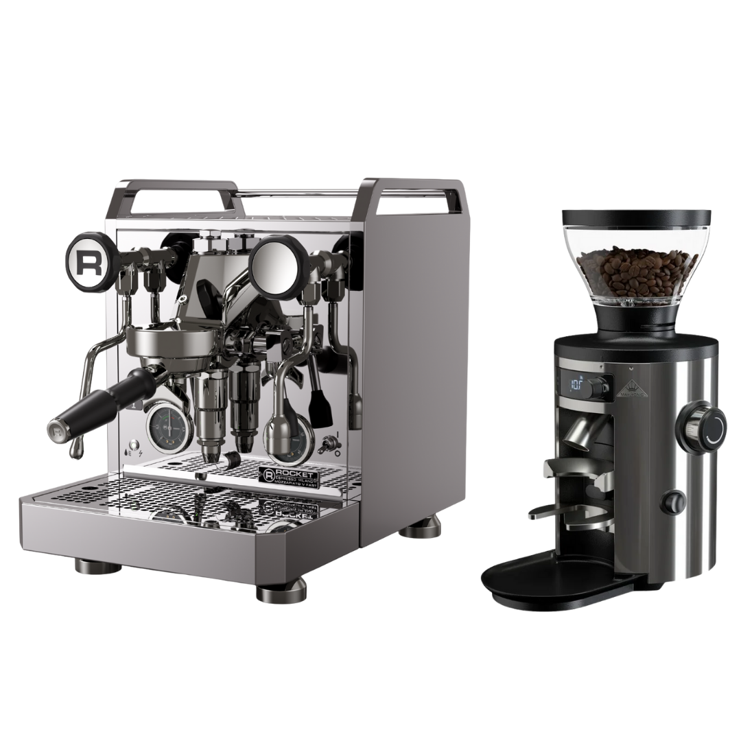 SET FIRSATI - Rocket Mozzafiato Fast V & Mahlkönig X54 Allround Krom