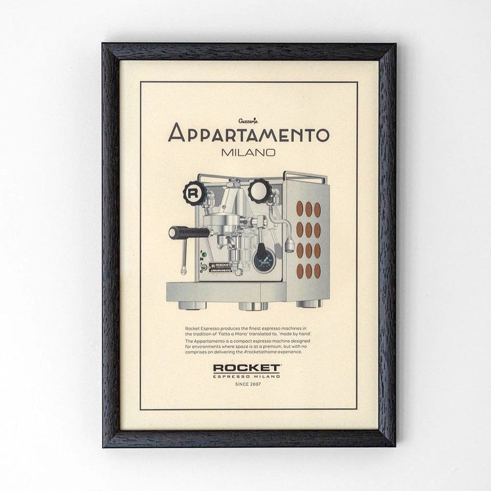 Rocket Espresso Poster Appartamento
