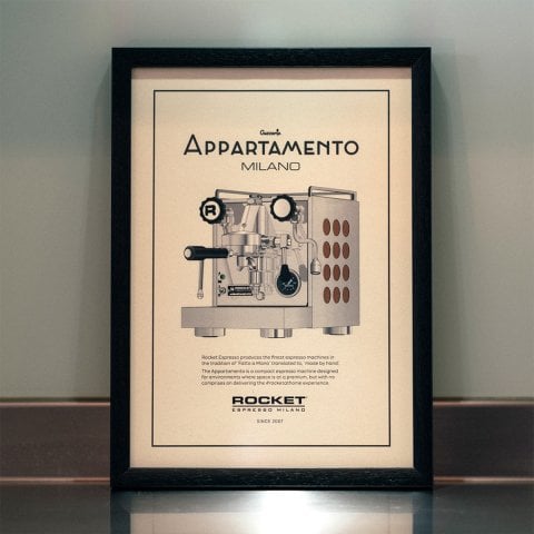Rocket Espresso Poster Appartamento