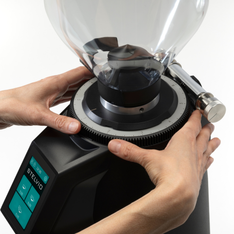 Rocket Stelvio Espresso Kahve Öğütücüsü Siyah