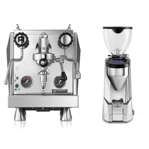 SET FIRSATI - Rocket Giotto Cronometro R & Rocket Super Fausto Kahve Öğütücüsü Krom