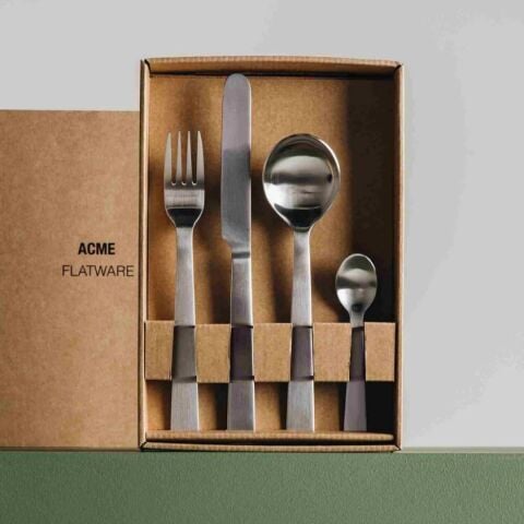 Acme 24 Parçalı Çatal/Kaşık/Bıçak Takımı - Mat Set