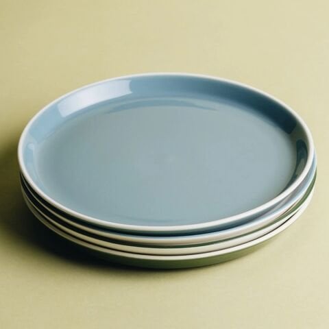 Acme Roman 4 Parça Mavi Küçük Tabak