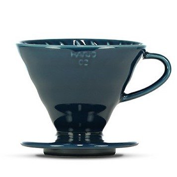 Hario V60 02 Dripper Seramik İndigo Mavisi