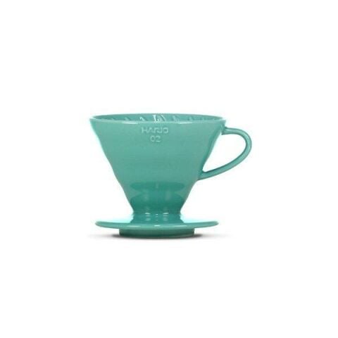 Hario V60 02 Dripper Seramik Turkuaz