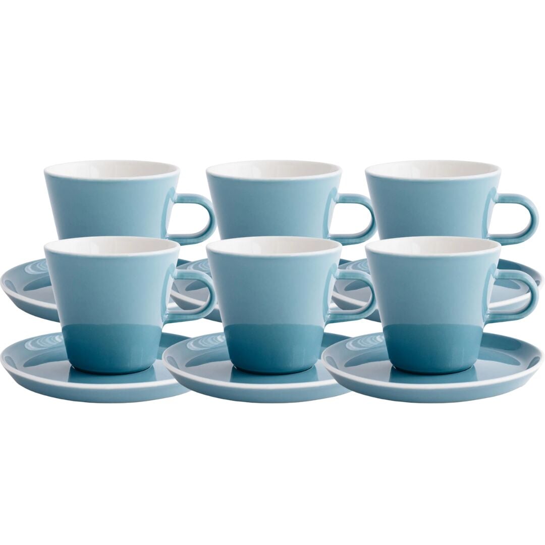 Acme Roman Cup Medium 6’lı Fincan Seti Mavi