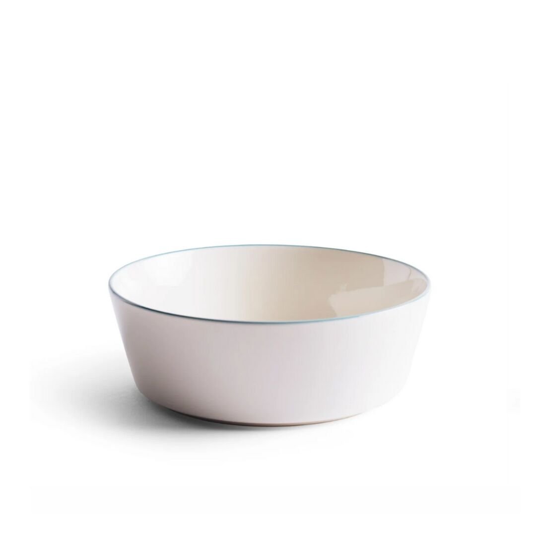Acme Roman 4 Parça Beyaz-Mavi Küçük Bowl
