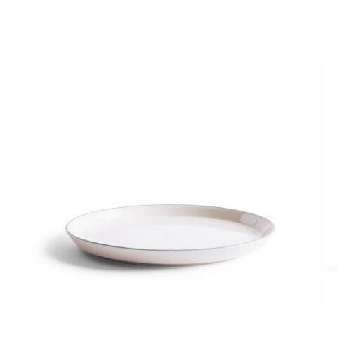 Acme Roman 4 Parça Beyaz-Mavi Küçük Tabak