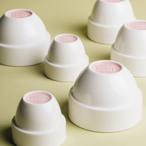 Acme Taster Cup Medium 210ml 6’lı Set Pembe Taban