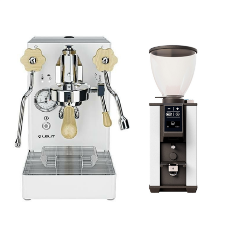 SET FIRSATI - Lelit Mara X Espresso Kahve Makinesi & Stone Pebble Kahve Öğütücüsü Beyaz