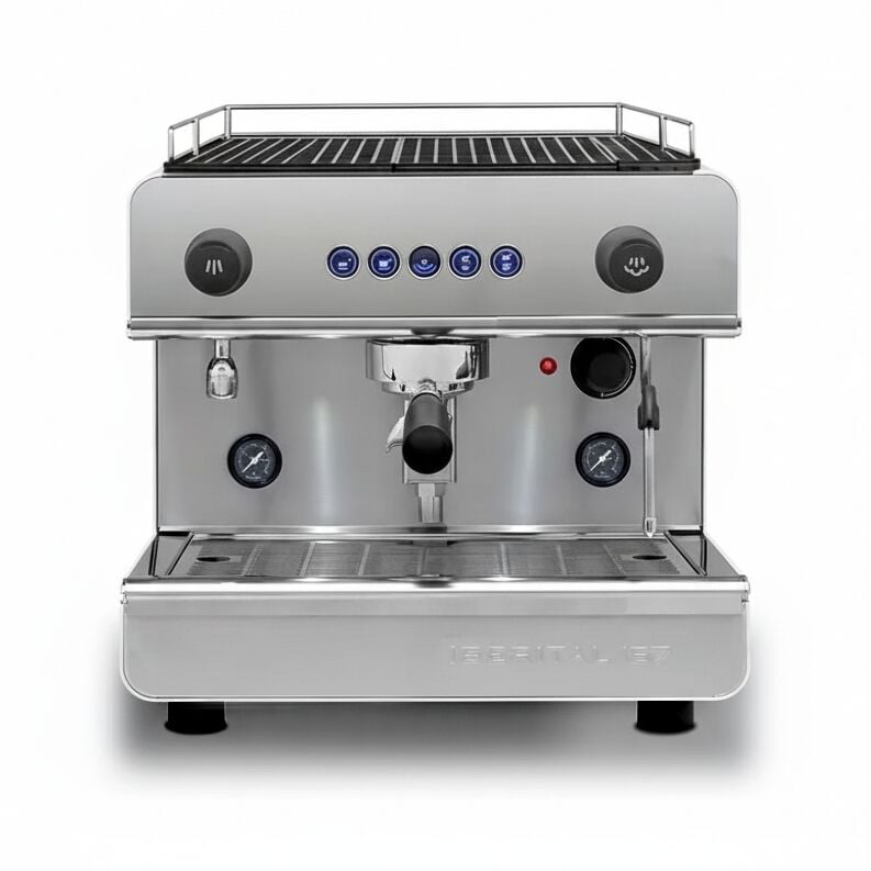 Iberital IB7 Tek Gruplu Espresso Kahve Makinesi Beyaz (FIRSAT)
