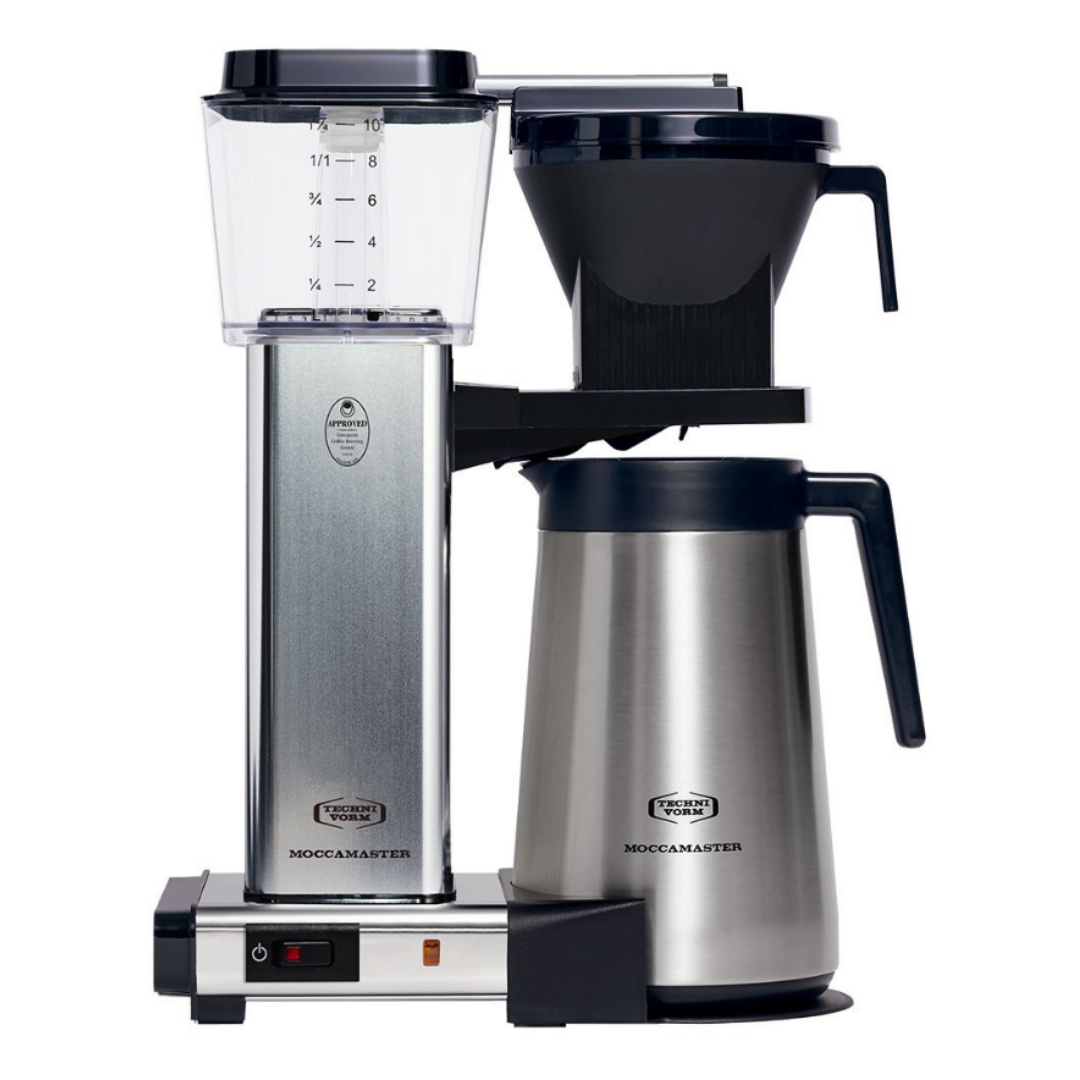 Moccamaster Filtre Kahve Makinesi - Termoslu Gümüş