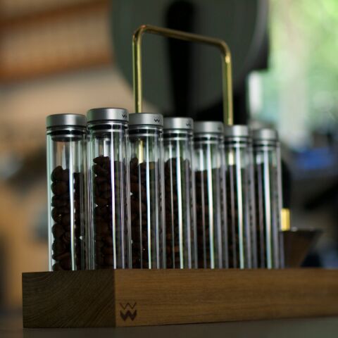 WEBER BEAN CELLAR GLASS T&B ÇEKİRDEK DOZLAMA KABI