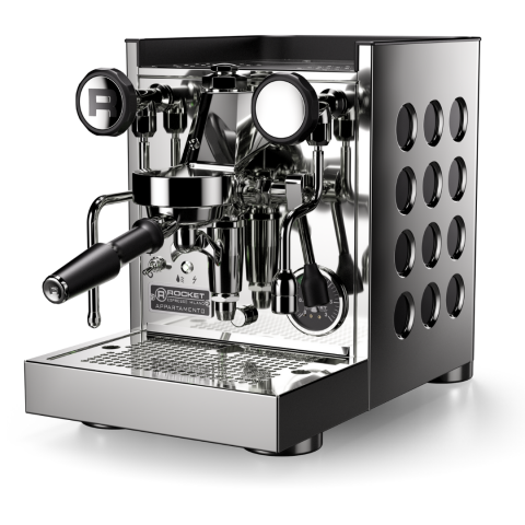 Rocket Appartamento TCA Black & LX Italia Newton 55 Siyah Barista Başlangıç Seti