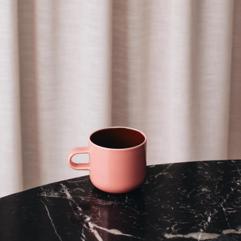 Acme x Karen Walker Bobby Mug – Pink + Chocolate