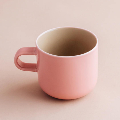 Acme x Karen Walker Bobby Mug – Pink + Nougat