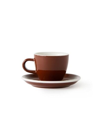 Acme Evolution 6'lı Espresso Fincan Seti Kahverengi