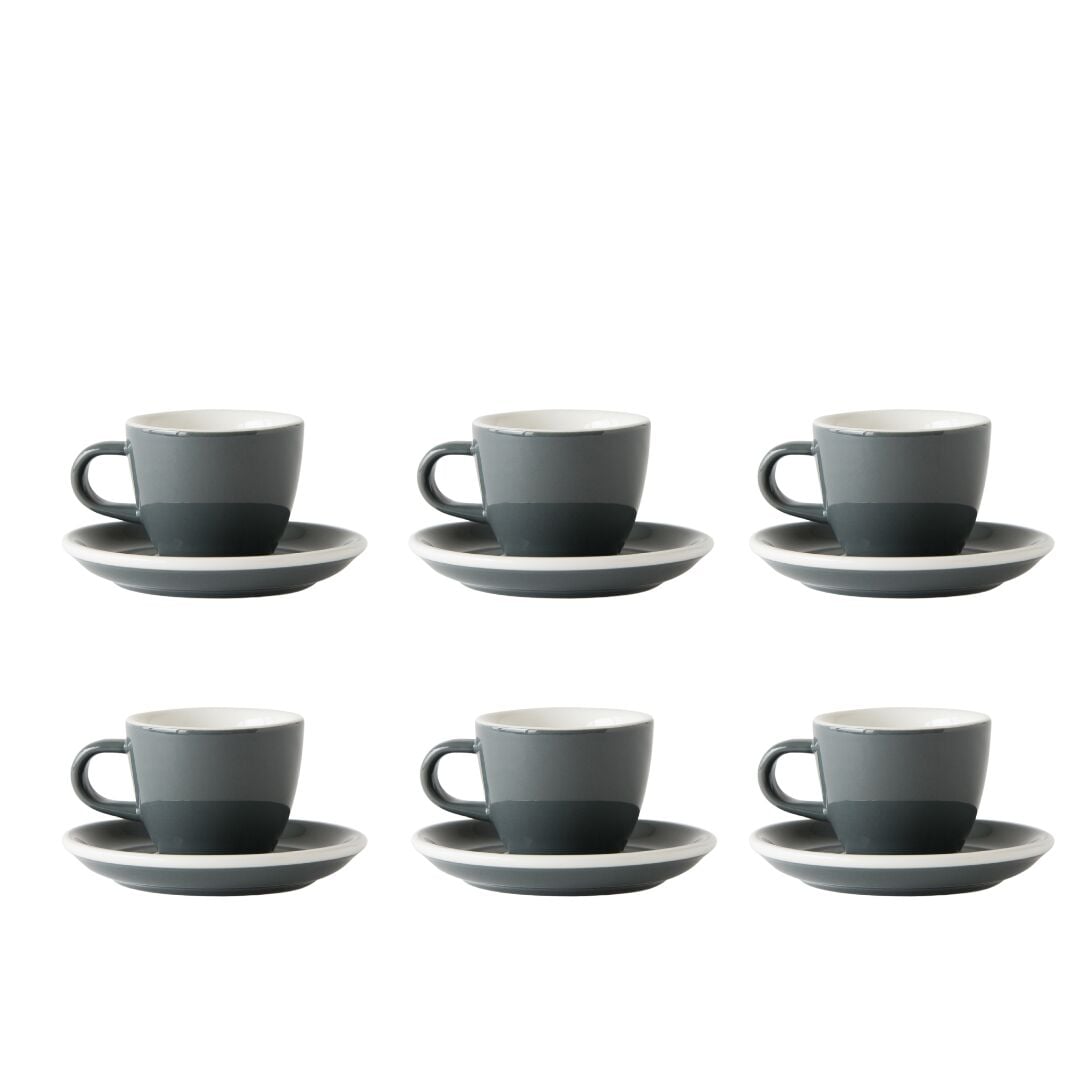 Acme Evolution 6'lı Espresso Fincan Seti Gri